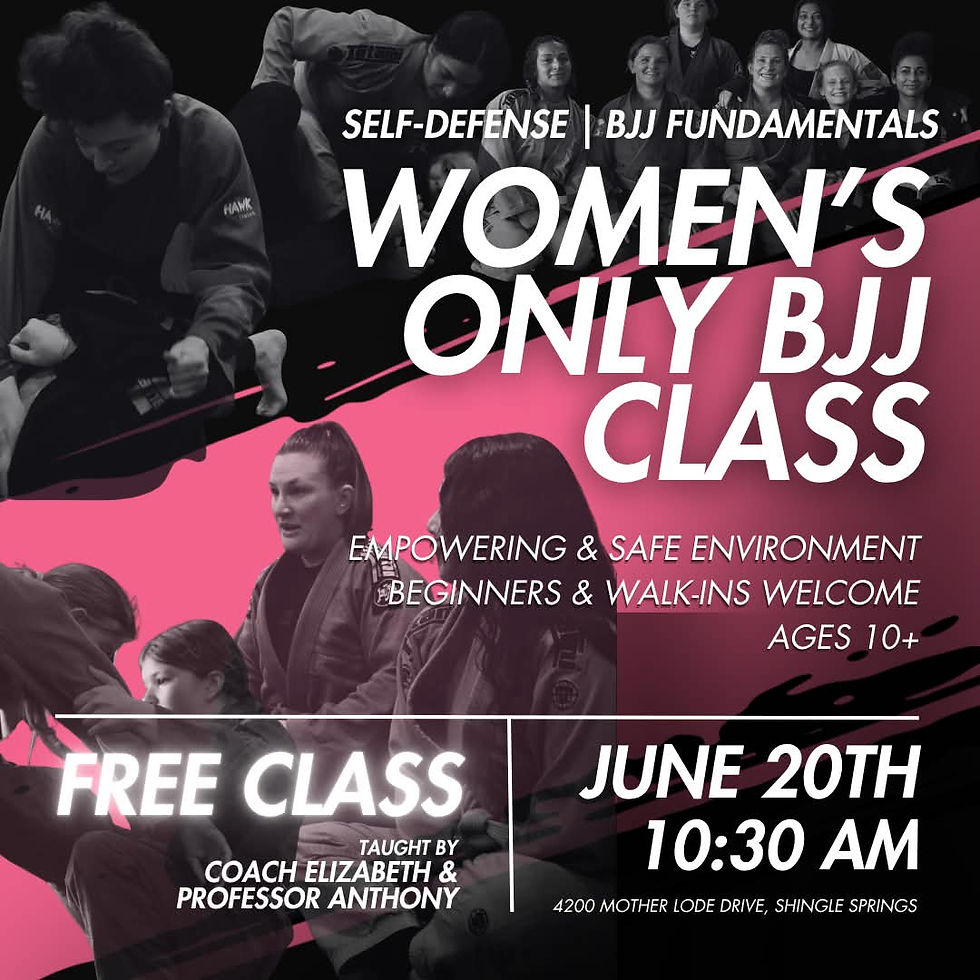 Women's Only BJJ Class