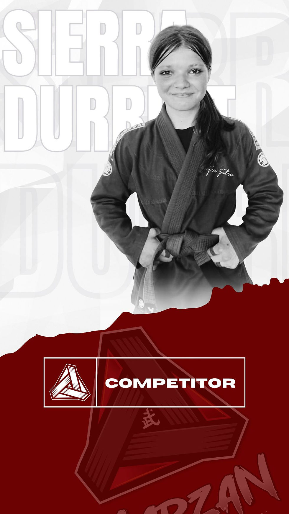 Marzan jiu jitsu youth competitor Ezra Tenedora