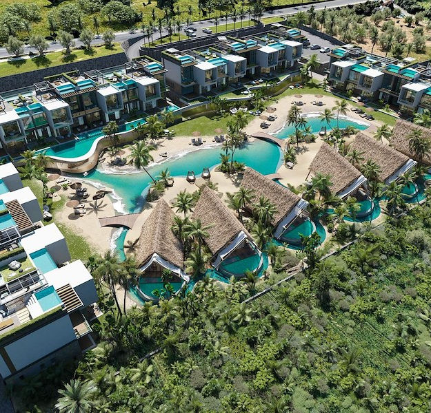 Das Projekt umfasst sechs einzigartige und individuell inspirierte Inseln, jede mit ihrem eigenen unverwechselbaren Thema und Flair.
Der Fokus unseres Resorts liegt auf Gesundheit und Wellness, und es gibt keinen besseren Ort
das hier in allem um Sie herum zu spüren. Von der schönen Promenade
entlang des Flussbettes zum Meer und Sandstrand Bucht, oder der Radweg, zu den hochwertigen
Annehmlichkeiten und Einrichtungen werden Sie sich wie eine bessere Version Ihrer selbst fühlen.
Und es ist nicht nur das Resort und seine Fähigkeit, Ihnen das Gefühl zu geben, zu Hause zu sein, unsere Immobilien sind
ziemlich einzigartig auch. Ob Sie ein Studio oder eine Haus in der Lagune besitzen, die Qualität
der Konstruktion und der Fertigstellung werden Sie auch fühlen sich besonders. Jede einzelne Haus wird
nach einem hohen Standard gebaut, mit hohen Decken, um Licht und Raum einzufangen, mit Boden bis zur Decke
Fenster. Hochwertige Ausstattung und Armaturen sind Standard, mit Auswahlmöglichkeiten bei Bodenbelägen und Keramik.
In den Badezimmern wird eine Fußbodenheizung installiert und die Dachterrassen verfügen über einen privaten
Tauchbecken, Sommerküchen im Freien, Duschen und Grillbereiche.
Unsere Teams vor Ort stehen Ihnen für alle wichtigen Details und Aufgaben zur Verfügung, wie
Wäscheservice, Taxibestellung oder herzlichen Empfang Ihrer Gäste. Fragen Sie einfach nach und wir können
unterbringen. Die spezielle App macht es ganz einfach.