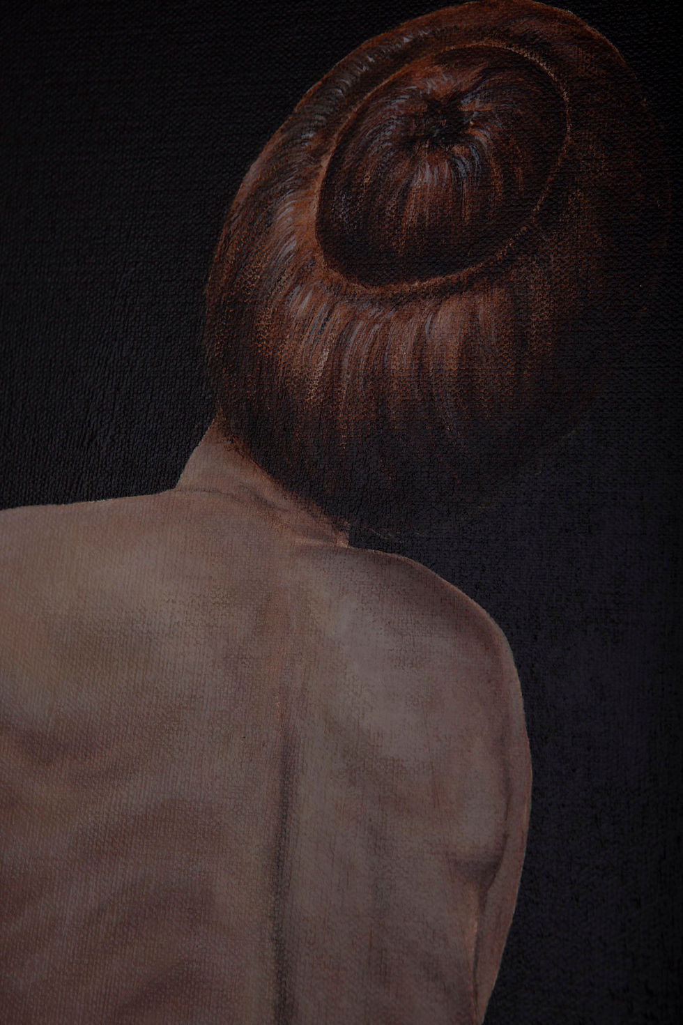 Thumbnail: Back of person with elaborate coiled hairstyle