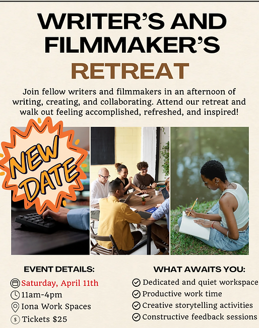 Writer's and Filmmaker's Retreat Flyer_TheRewrite - Cream Modern Women Retreat Instagram P