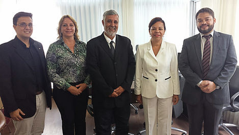 Dr. Áser e Dr. Moisés se reúnem com a Vice-presidente da OAB de Minas Gerais