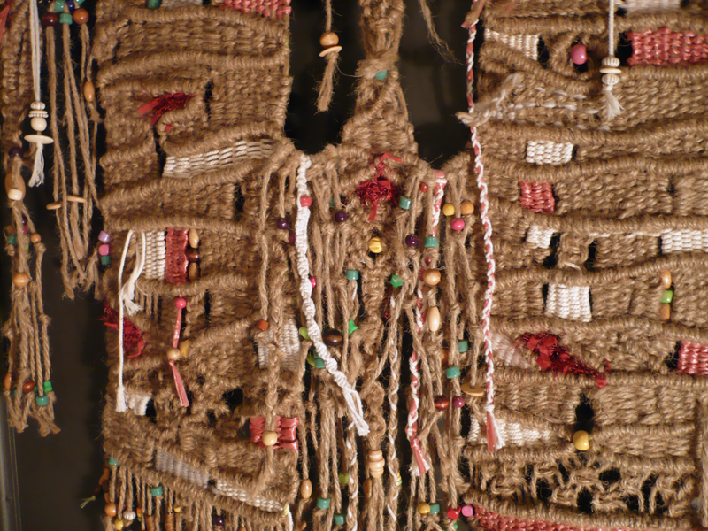 Grand macramé à suspendre