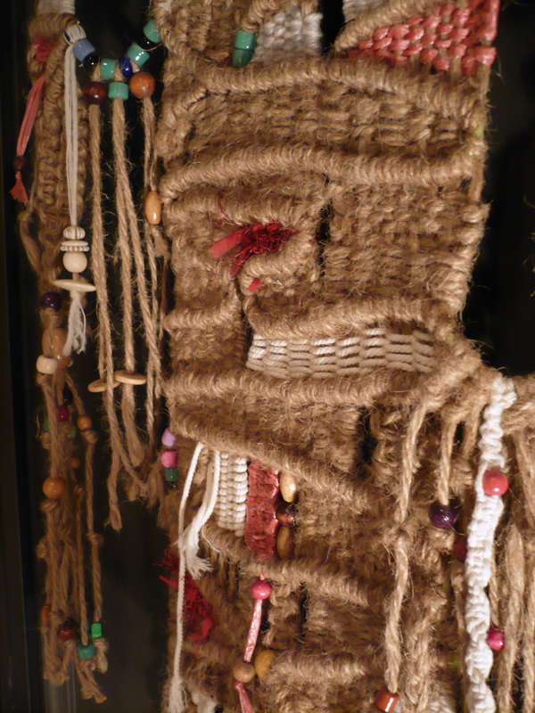 Grand macramé à suspendre