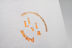 Livia award logo mock-up