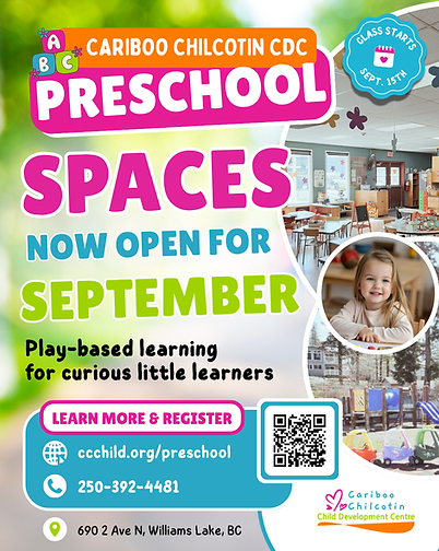 Preschool Advertisement Poster September 2026