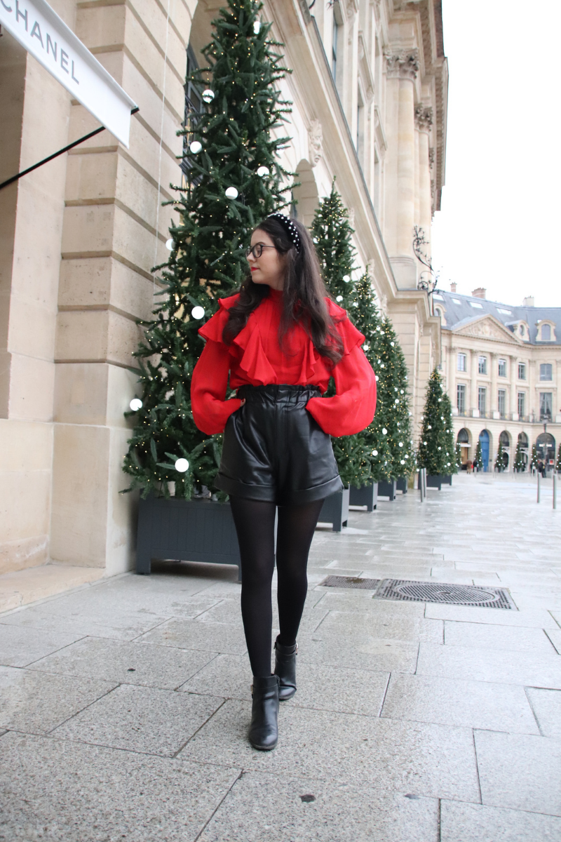 Fêter noël en rouge et noir