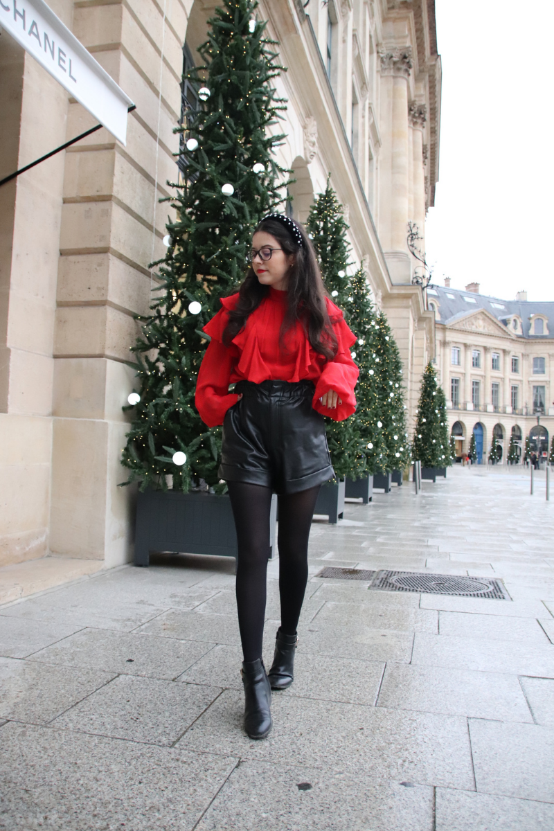 Fêter noël en rouge et noir