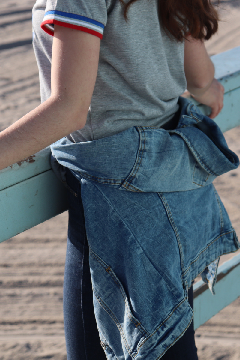 photo de la veste en jeans clockhouse