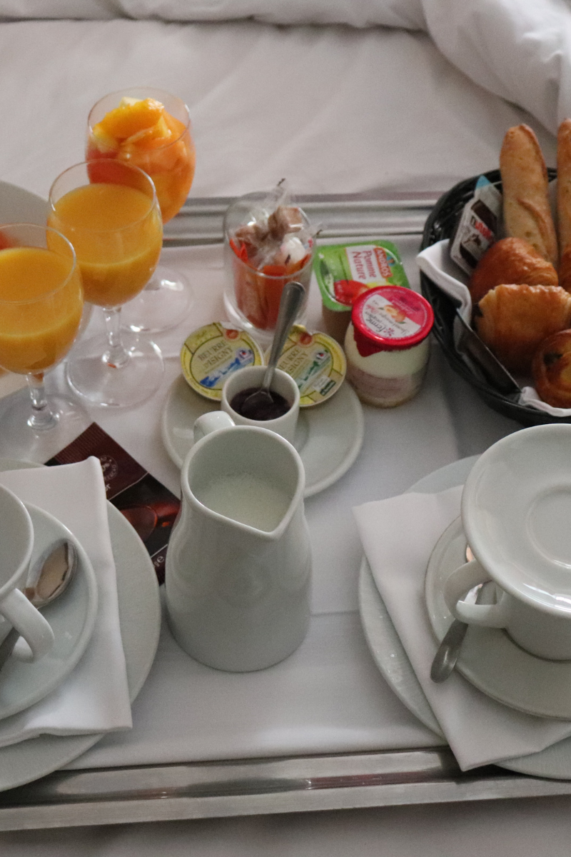 photo du petit déjeuné végétarien au château d'ermenonville