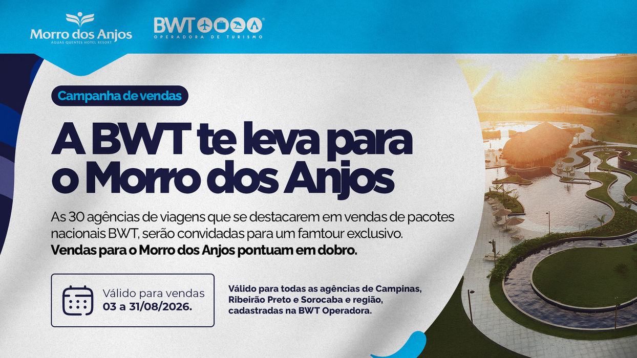 A BWT te leva para Morro dos Anjos