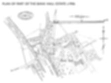 Early 1900's Map of Bank Hall & Surrounding Grounds