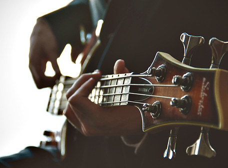 Playing Bass Guitar