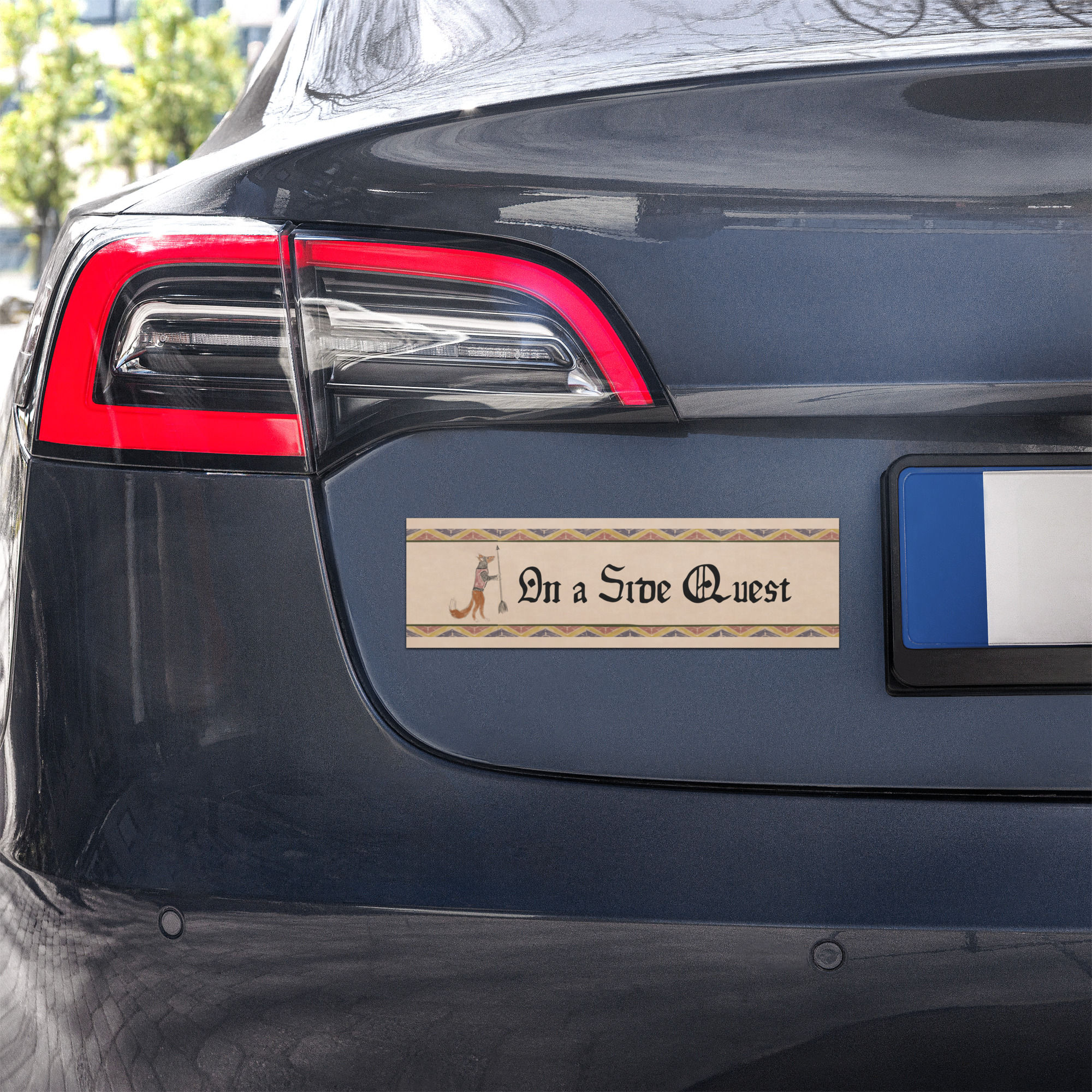 On a Side Quest Car Magnet