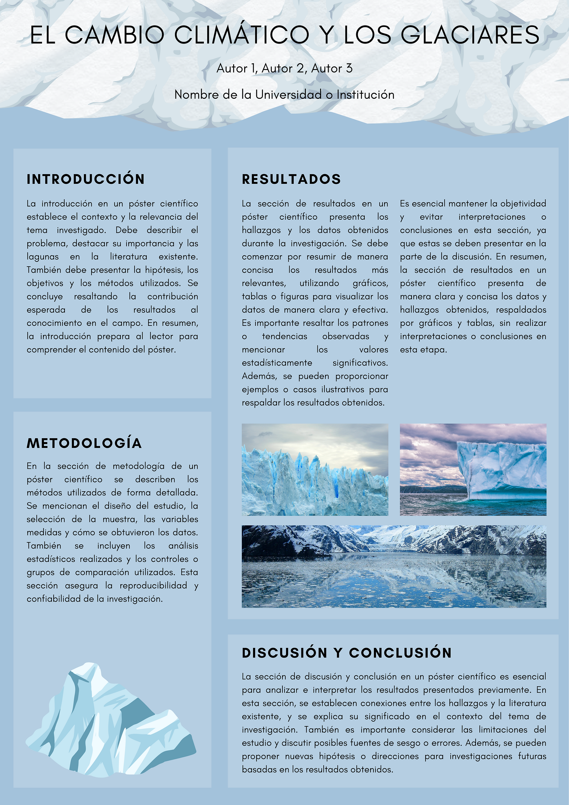 Ejemplos de póster científicos