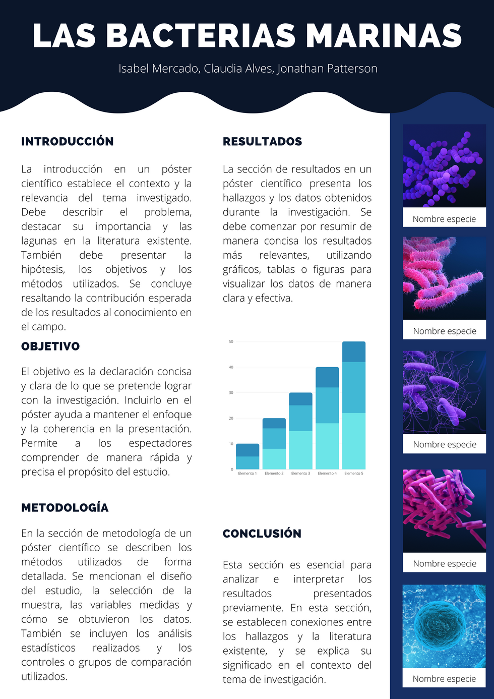 Ejemplos de póster científicos