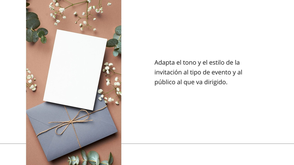 cómo redactar una invitación