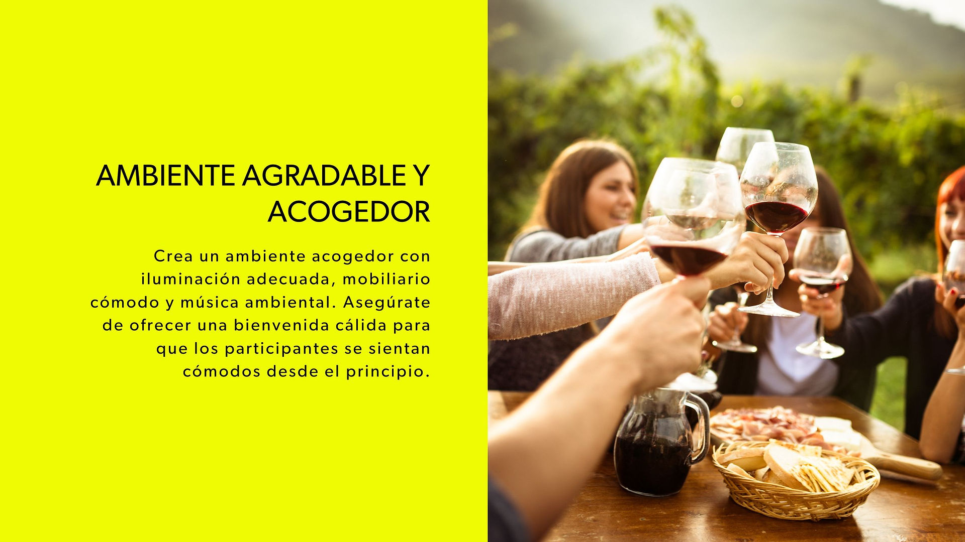 aspectos clave para eventos exitosos de cata y maridaje