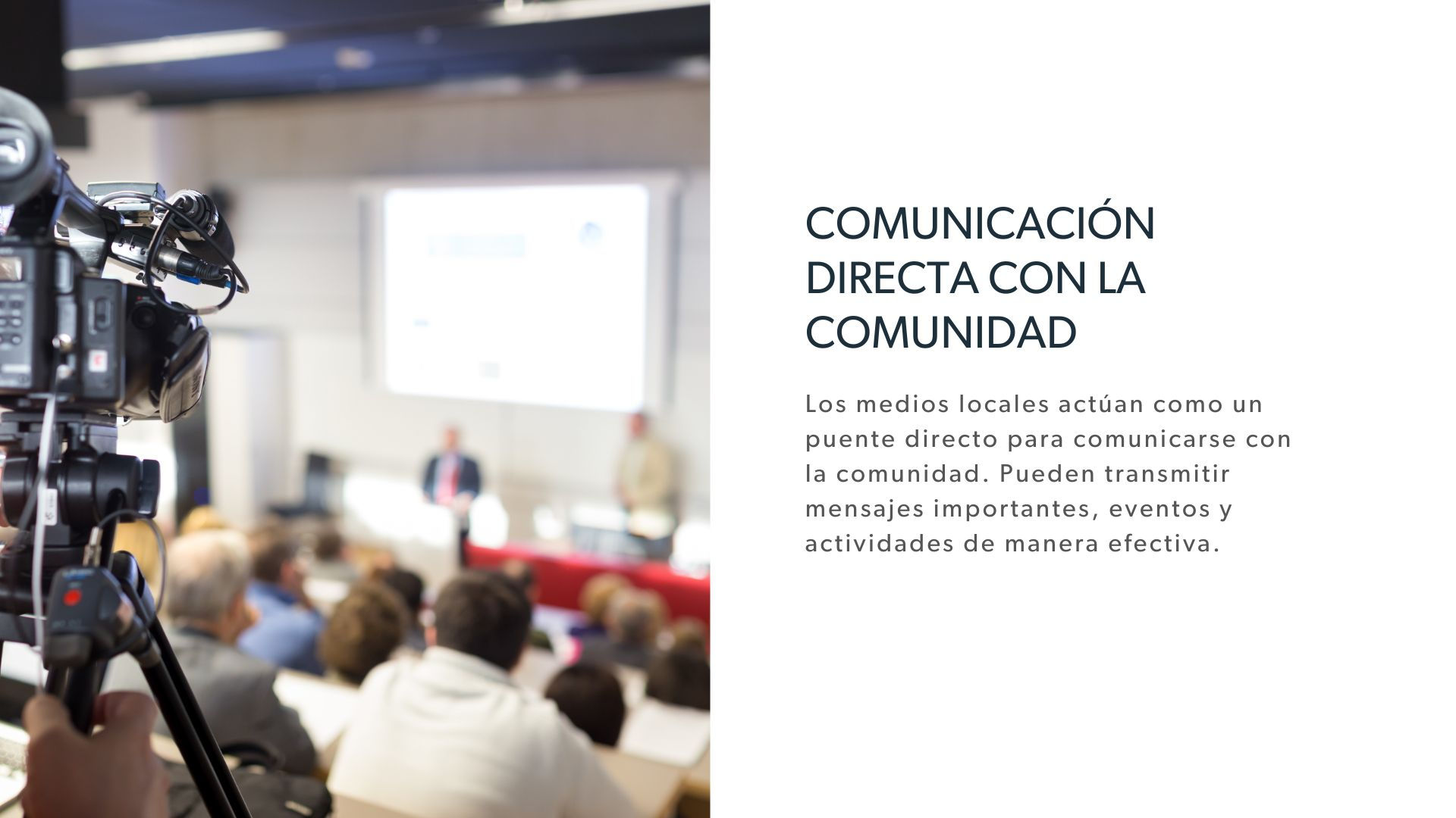 importancia de LAS RELACIONES CON LOS MEDIOS LOCALES