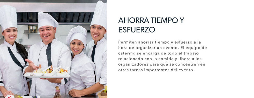 Beneficios de incorporar un servicio de catering en un evento