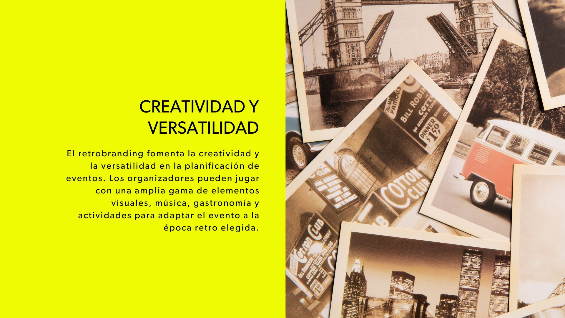 Beneficios del Retrobranding en eventos corporativos  y sociales