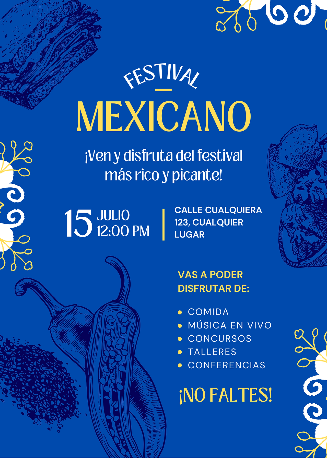 Ejemplos de invitaciones a eventos