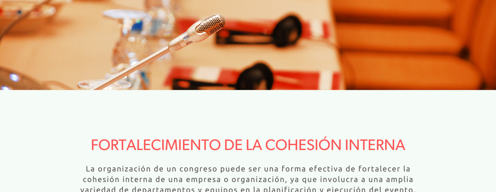 Beneficios de la organización de congresos