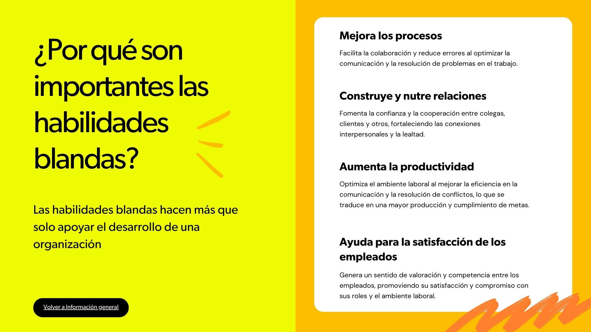 Trabajando en habilidades