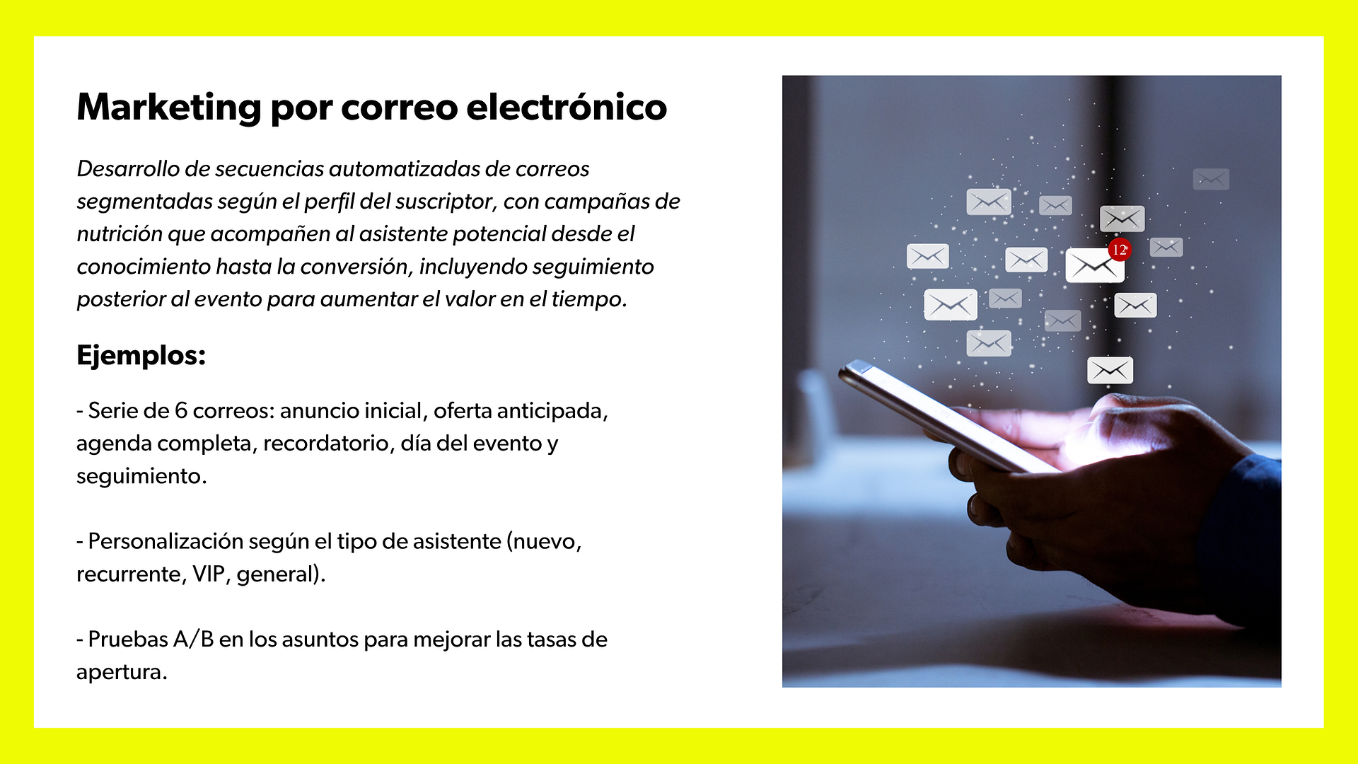 Acciones clave en el marketing de eventos