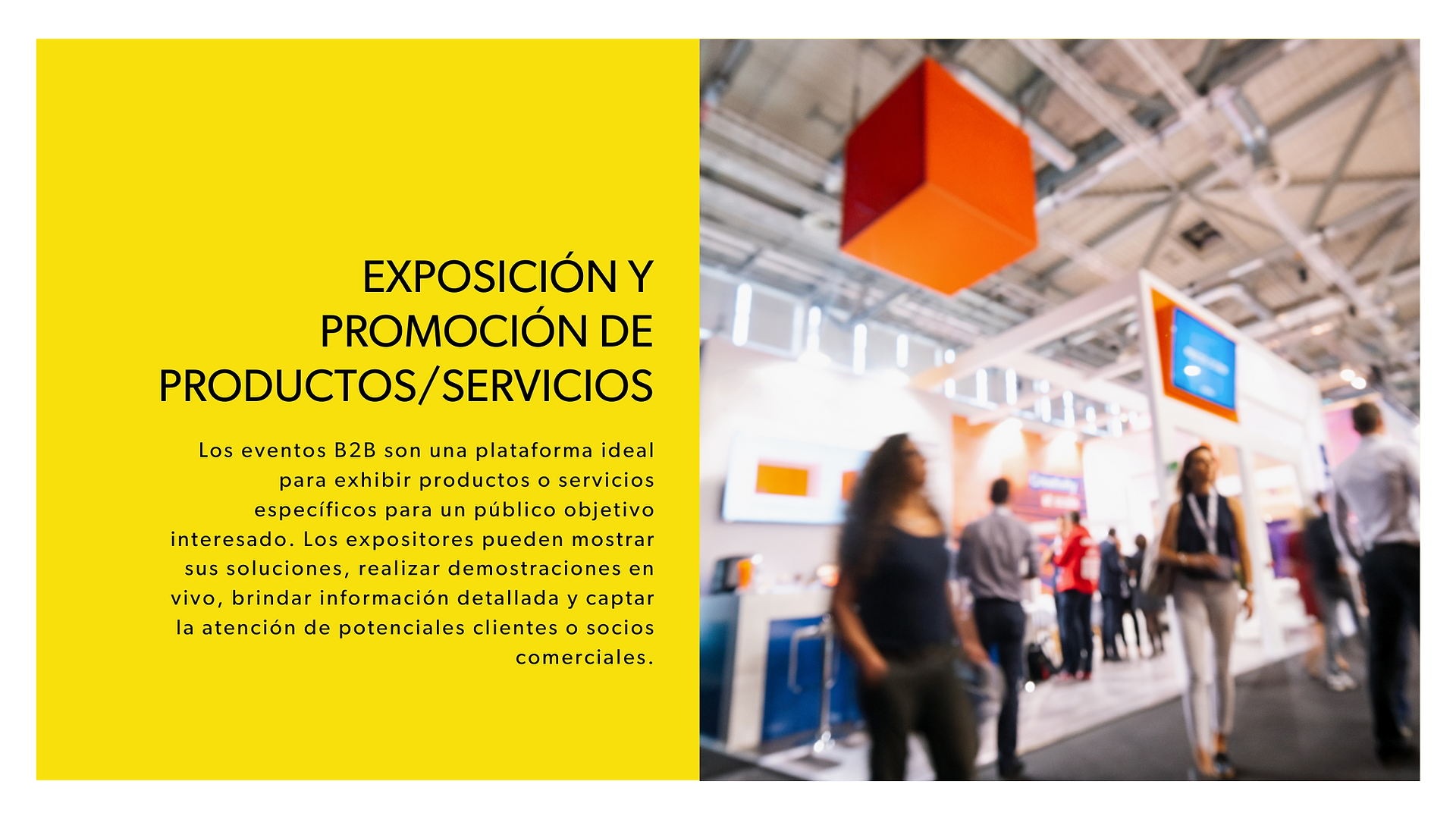 Características de los eventos B2B