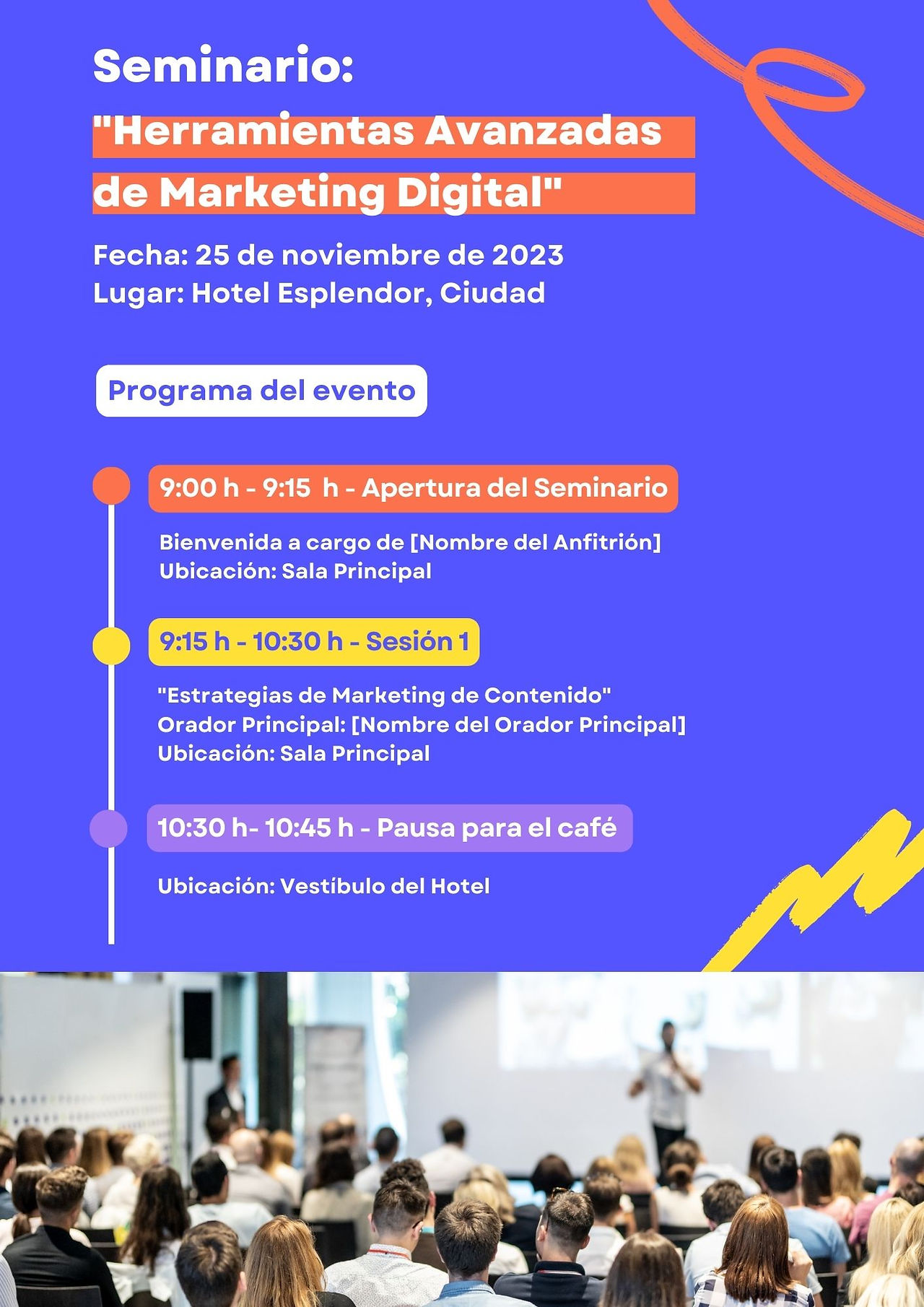 Ejemplo de un programa de un seminario