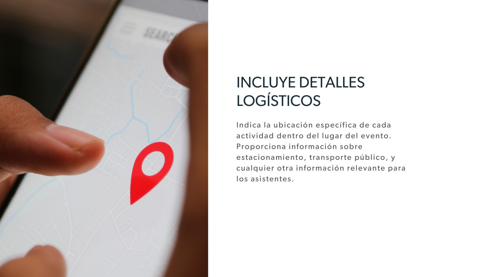 tips para redactar el programa de un evento