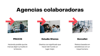 Ejemplo de una presentación para un evento