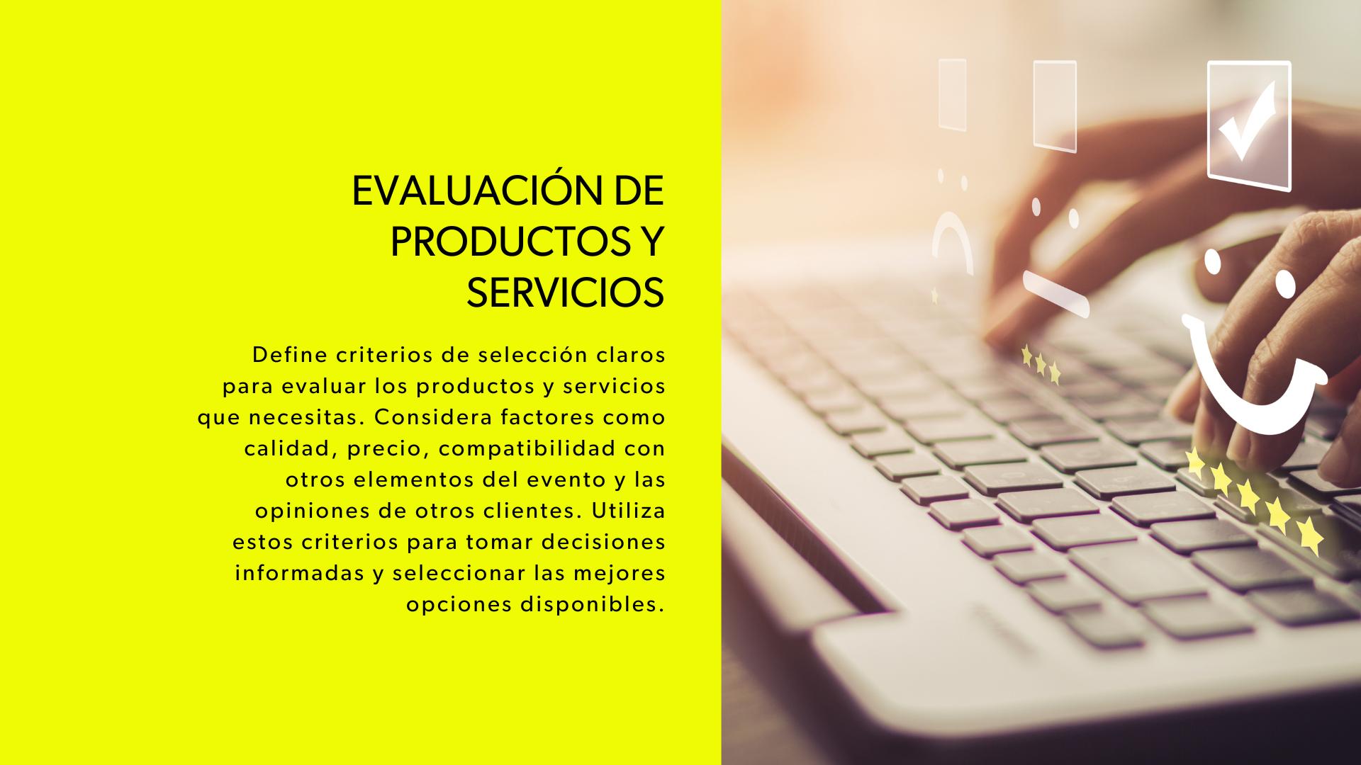 7 consejos sobre compras inteligentes para tomar decisiones acertadas en eventos