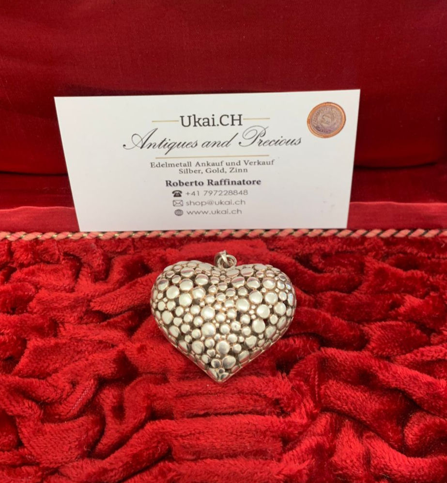 Silber Medaillon Herz 25.2 gr