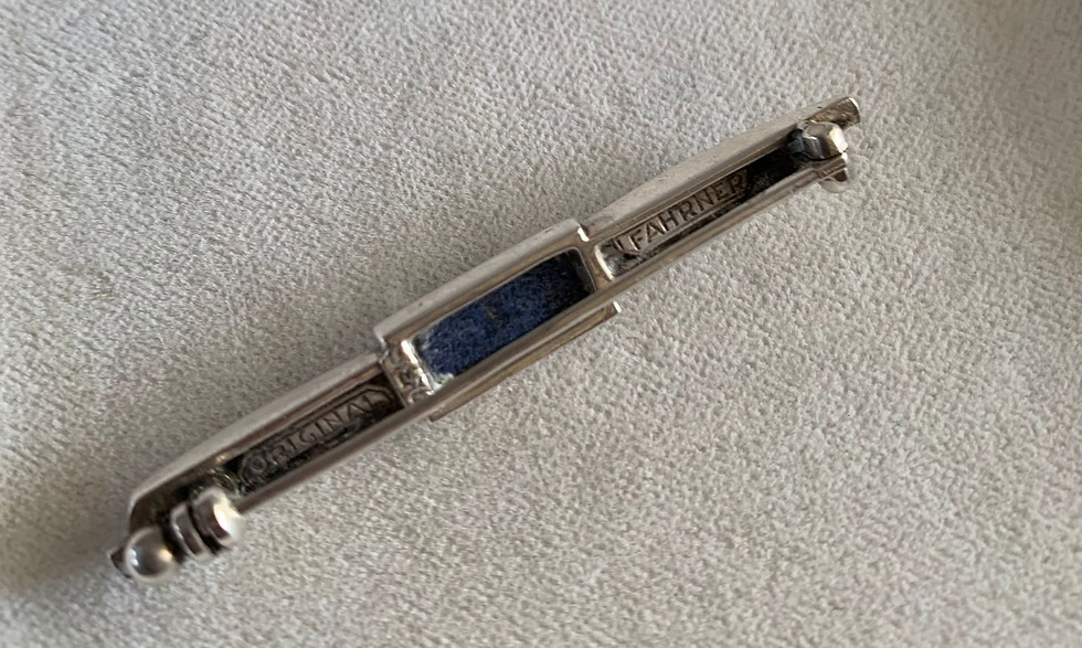 Miniaturbild: Theodor Fahrner brosche aus 925er Silber und Markasiten
