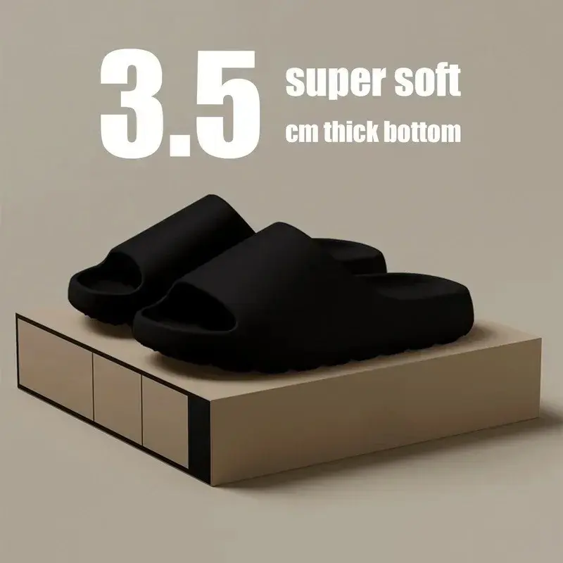 Thumbnail: Coconut Slippers Cloud Thick-Soled Sandals Summer Fashion Soft Bottom Beach Men
