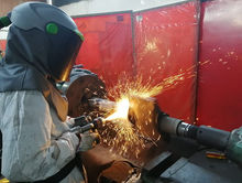 Metalizado de Alabes de Turbina Francis