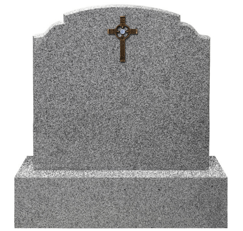 Square top design headstone