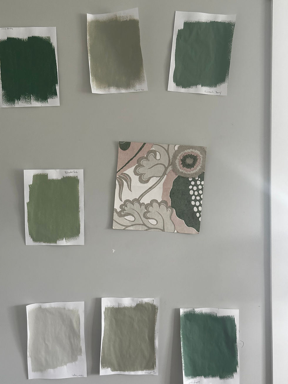 choosing paint colors for a new home interior design process