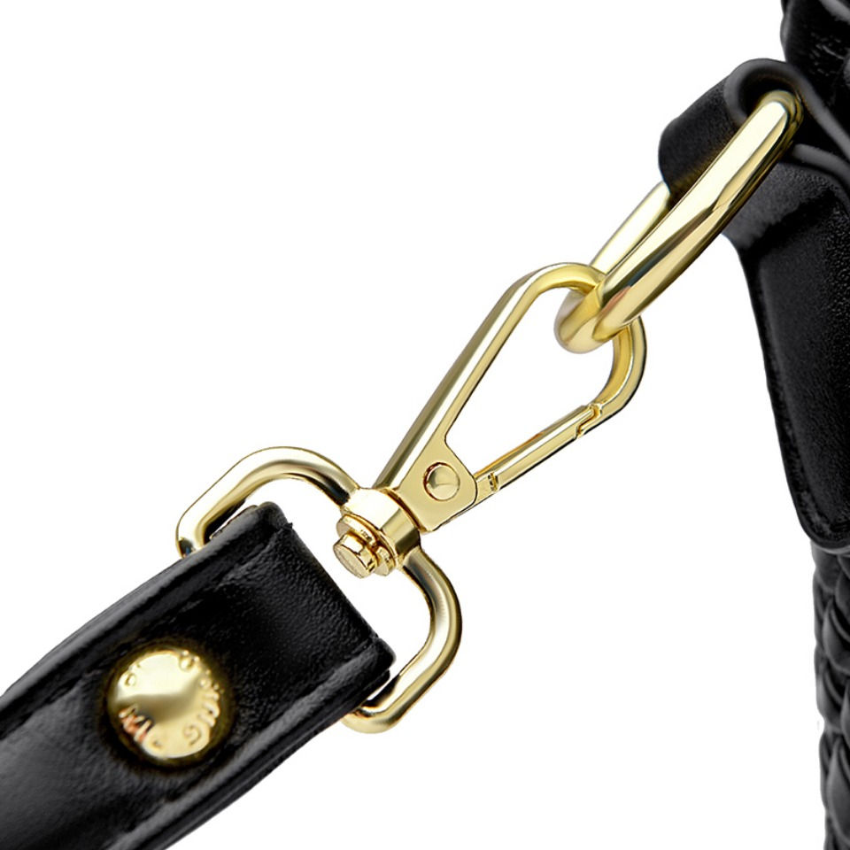 Thumbnail: Luxury Handbag Women Bags Designer Pu Leather Knitting Shoulder Messenger Crossb