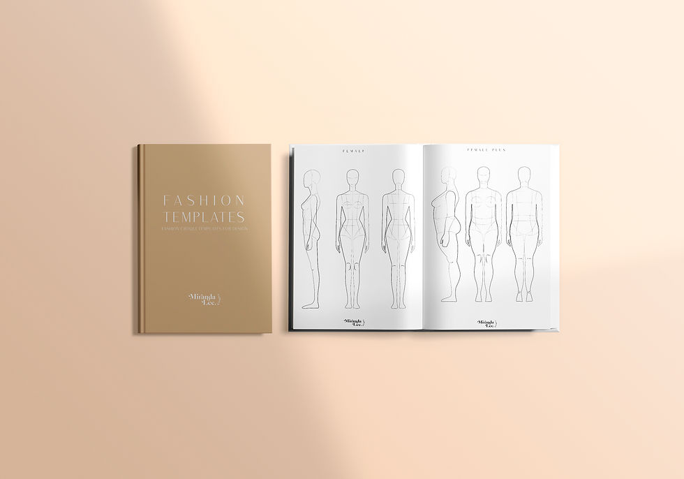 FASHION CROQUI TEMPLATE