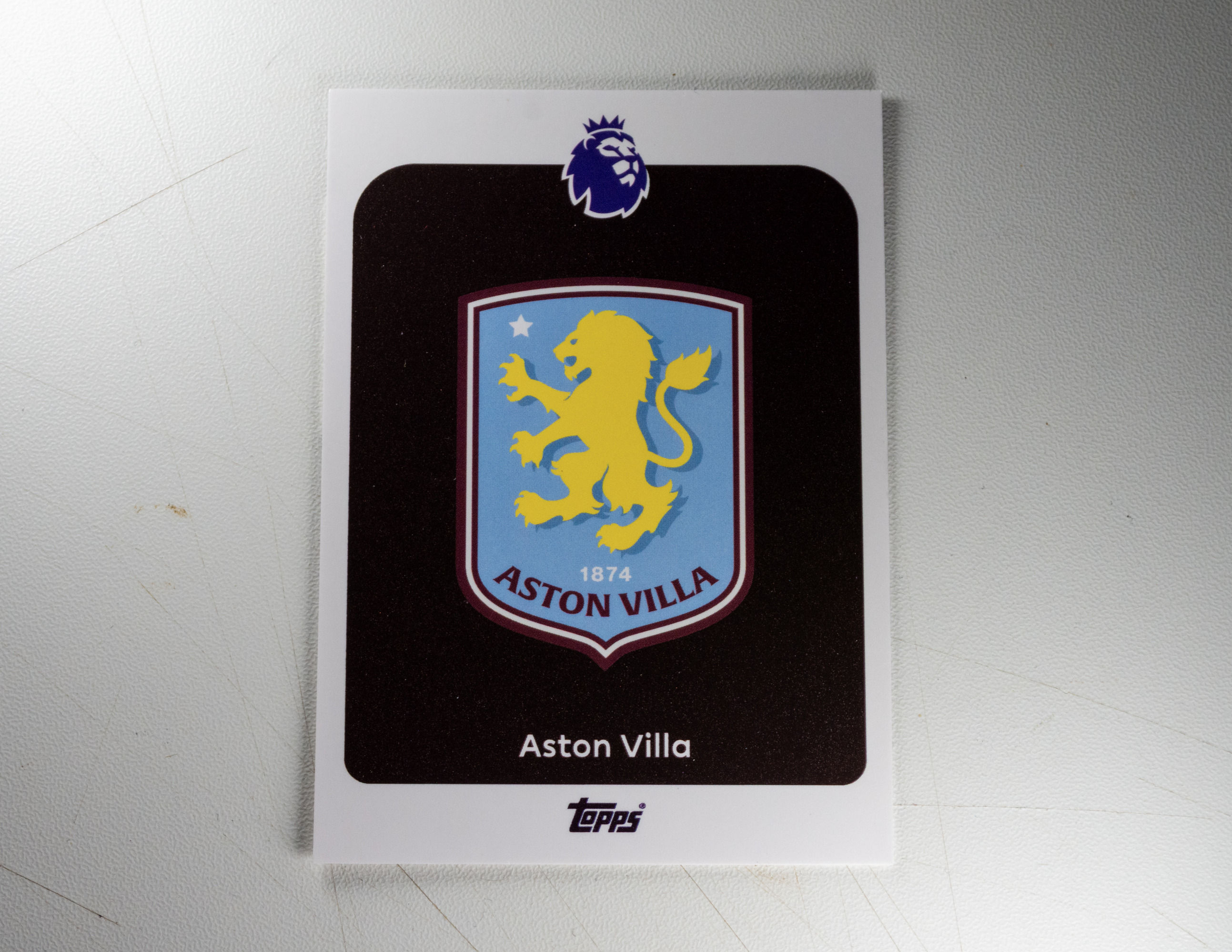 Aston Villa Team Badge #019 - Topps Premier League 2026 Base NM