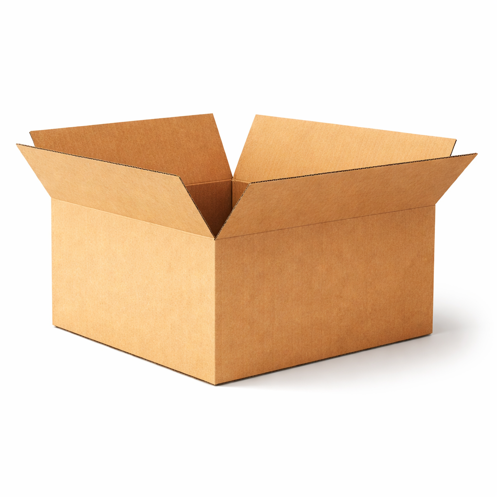 16x14x10" Corrugated Shipping Box – Single Wall – Kraft Brow
