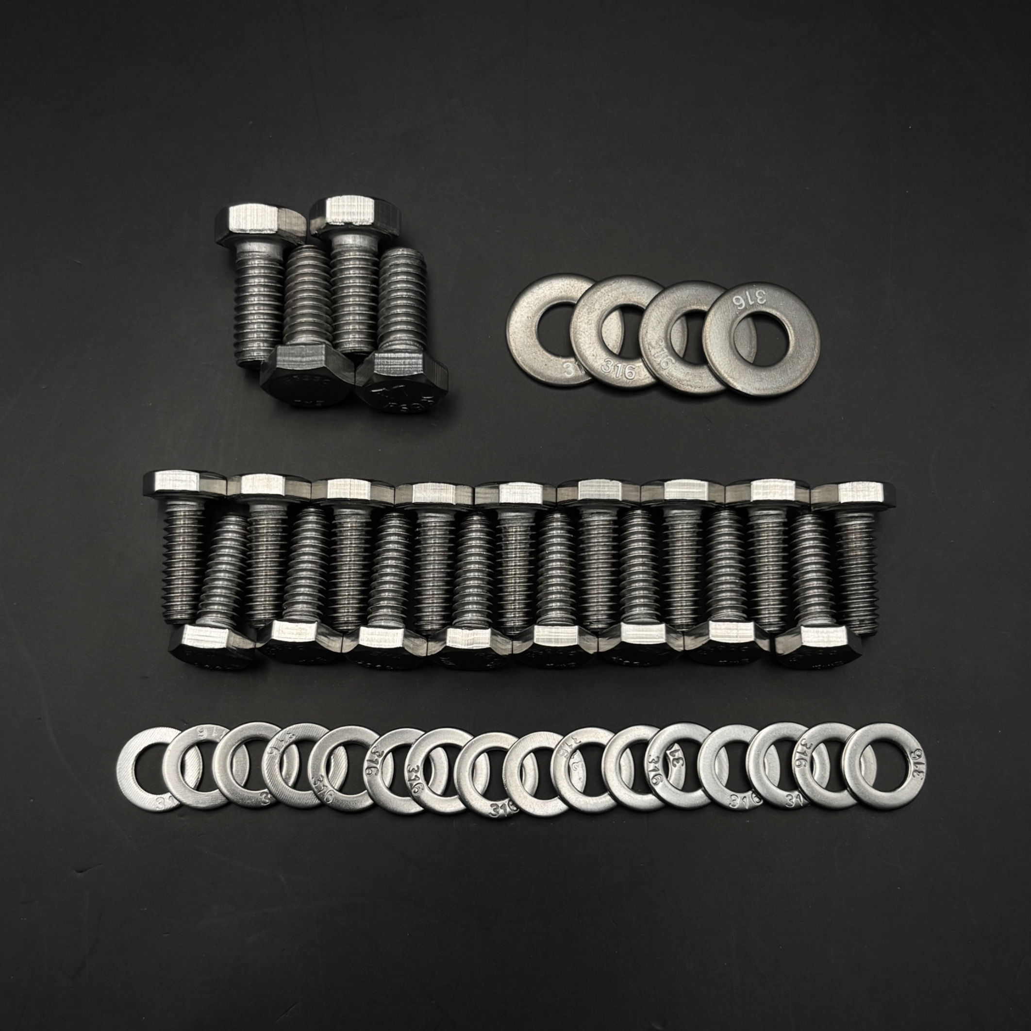 SBF Oil Pan Bolt Kit Stainless