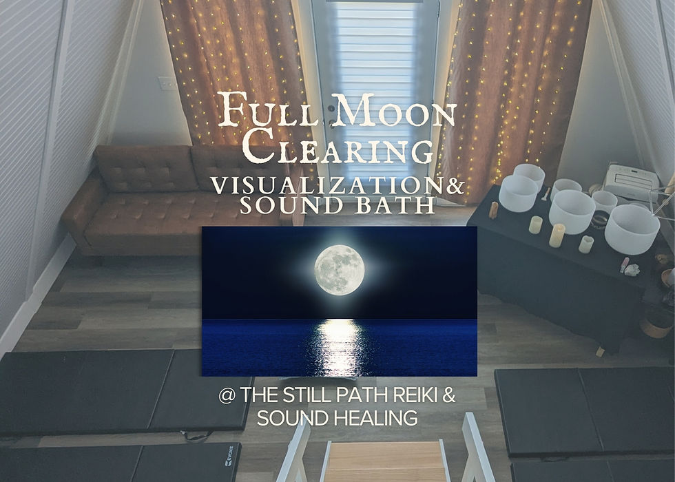 Full Moon Cord Clearing Visualization & Sound Bath