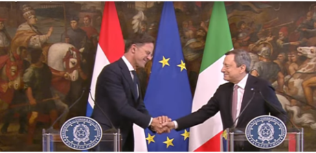Il Presidente del Consiglio Draghi ha incontrato a Roma il Primo Ministro olandese Rutte.