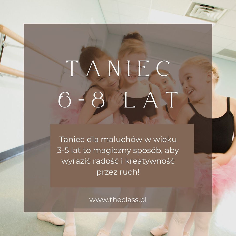 Lekcja otwarta Taniec 6-8 lat