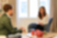 Coaching Einheit Klient im Gespräch mit Coach in Wien