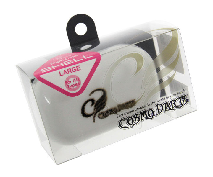 縮圖：COSMO DARTS Fit Flight Case Shell Large Logo White